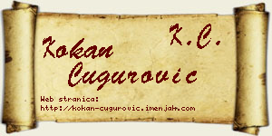 Kokan Čugurović vizit kartica